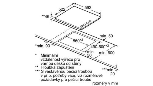 Płyta ceramiczna Bosch PKE652CA1E Biała na Arena.pl
