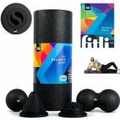 WAŁEK DO MASAŻU PLECÓW NÓG ROLER DO MASAŻU ROLLER ZESTAW MASAŻER