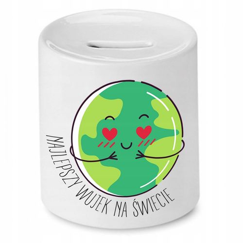 Skarbonka Dla Wujka Najlepszy Wujek Na Świecie Z Nadrukiem Ze Zdjęciem na Arena.pl