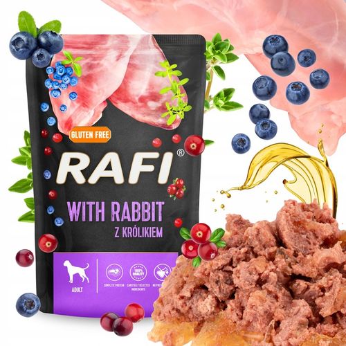 MOKRA KARMA DOLINA NOTECI RAFI ADULT BEZ ZBÓŻ SASZETKA MIX SMAKÓW 24 x 500G na Arena.pl