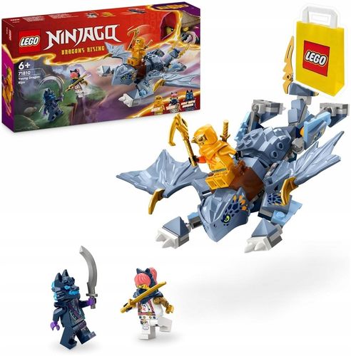 LEGO NINJA GO 71810 NIEBIESKI SMOK RUCHOMY SMOCZĄTKO FIGURKI RIYU FIGURKA na Arena.pl