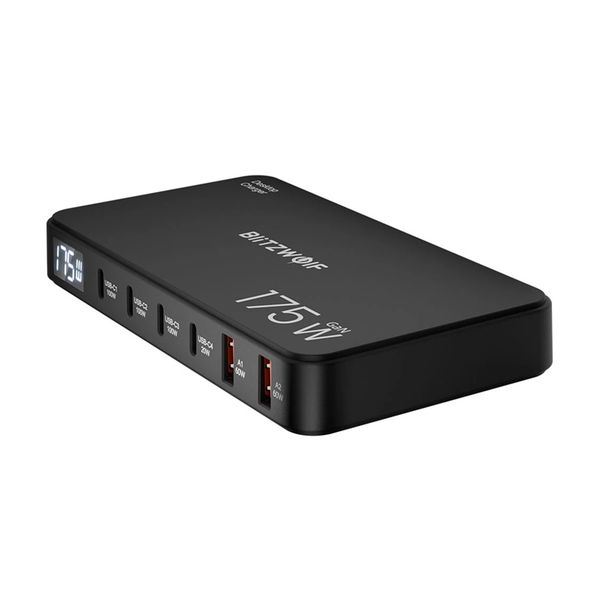 stacja ładująca 6w1 blitzwolf bw-s30 4xusb-c + 2xusb 175w zdjęcie 3