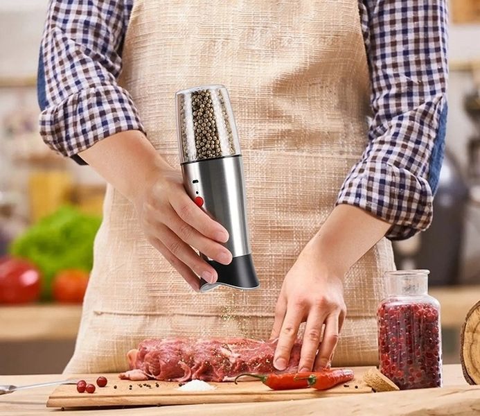 ZESTAW MŁYNKÓW GRAWITACYJNYCH DO PIEPRZU SOLI LED zdjęcie 5