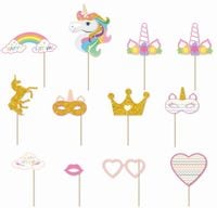 Rekwizyty do zdjęć Jednorożec, 12 szt.