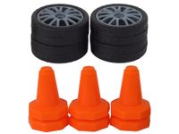 ZDALNIE STEROWANY SAMOCHOD  WYMIENNE KOŁA CZARNY