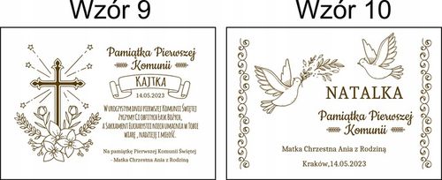 Prezent na KOMUNIE świętą pamiątka pudełko GRAWER Pamiątka Komunii na Arena.pl