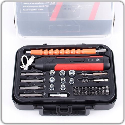 WKRĘTAK ELEKTRYCZNY ŚRUBOKRĘT AKUMULATOROWY WKRĘTARKA RĘCZNA 24 BIT na Arena.pl