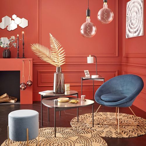 Pufa Living Velvet czarna na Arena.pl