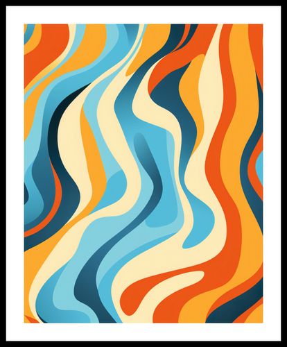 Plakat 40x50cm Tańczące Fale na Arena.pl