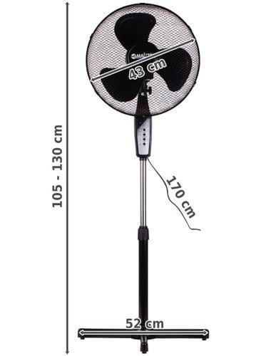 Wentylator Stojący WL85-BR + Pilot na Arena.pl