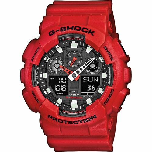 Zegarek Męski Casio G-Shock GA-100B-4AER Czarny (Ø 55 mm) na Arena.pl