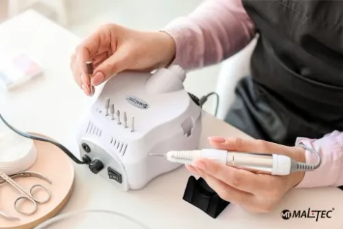 FREZARKA DO PAZNOKCI MANICURE PEDICURE PROFESJONALNA 65W ZESTAW FREZÓW na Arena.pl