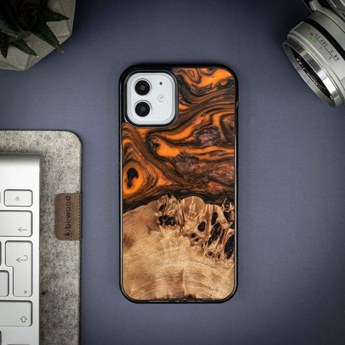 etui bewood unique na iphone 12 / 12 pro - orange na Arena.pl