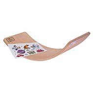 Deska do balansowania dla dzieci KidiBoard Balance Board + naklejki dla chłopca