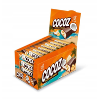 Aim Foods Baton kokosowy COCOZ&PEANUT z orzeszkami 35g x 24 sztuki