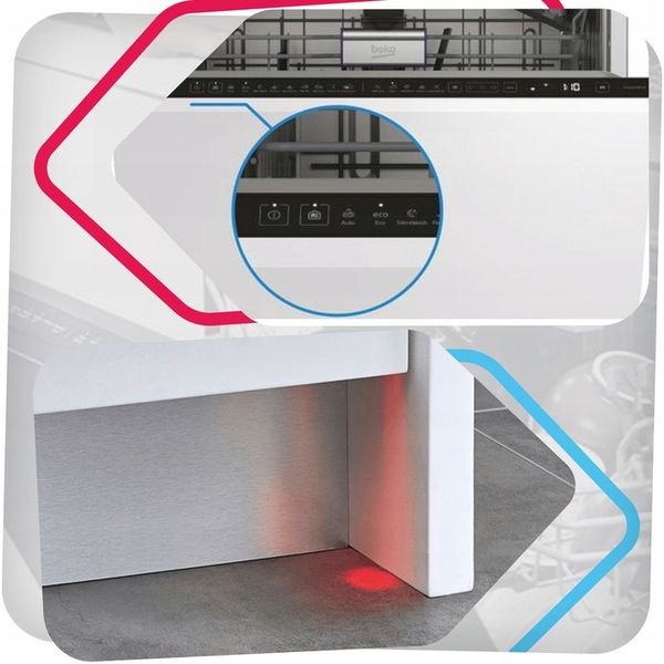 Zmywarka Beko DIS46120 45cm 11kpl 6programów WaterSafe LedSpot zdjęcie 5