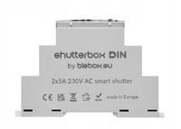 Sterownik Blebox ShutterBox DIN WiFi 230V 2 kanały