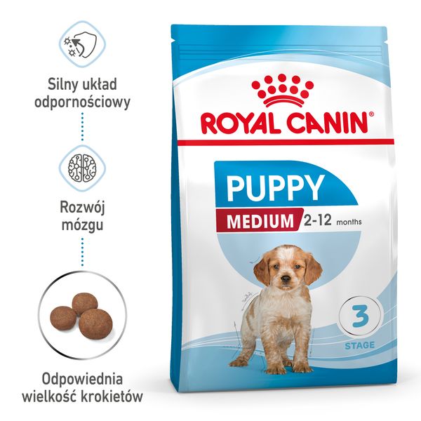 ROYAL CANIN Medium Puppy 15kg zdjęcie 1