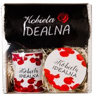 Prezent Na Dzień Kobiet Zestaw Prezentowy Komplet Ręcznik Kubek Podkładka