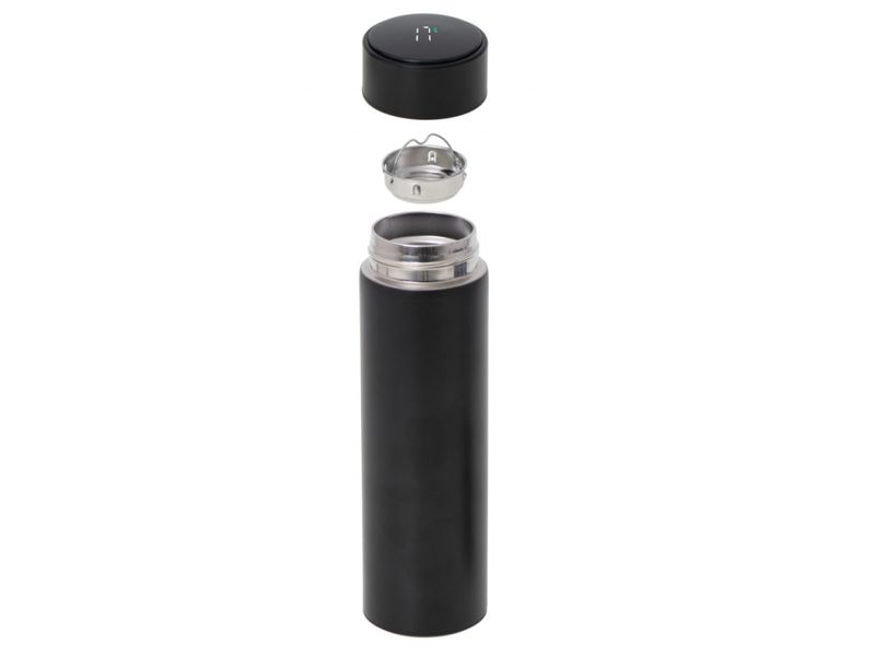 Kubek termiczny termos smart LED 500ml czarny zdjęcie 5