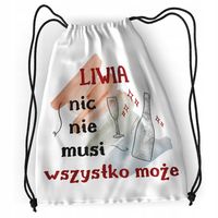 Plecak Dla Liwii Szkolny Worek Torba Z Nadrukiem Ze Zdjęciem