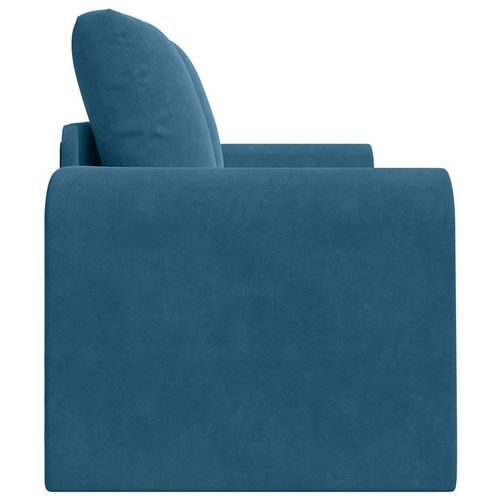 Sofa Bed Niebieski 148 x 71 x 83 cm Aksamit na Arena.pl