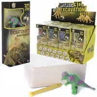 Dinozaury figurki Mały archeolog wykopaliska dla dzieci 12 szt 4 5 6 latka