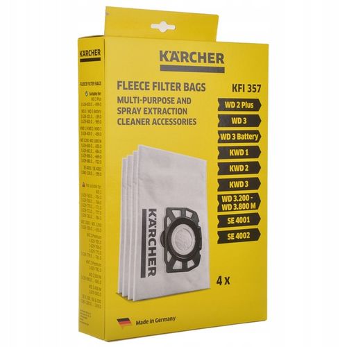 Karcher worki filtracyjne do odkurzacza WD 2 WD 3 2.863-314.0 na Arena.pl