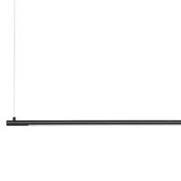 Wisząca LAMPA minimalistyczna BUGA LE41354 Luces Exclusivas metalowa OPRAWA zwis LED 20W 3000K listwa czarna