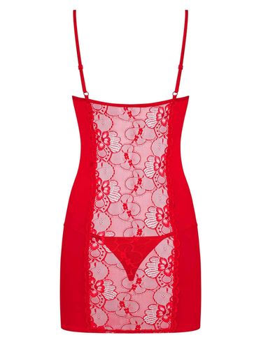 Bielizna- Heartina Koszulka I Stringi Czerwona Xxl na Arena.pl