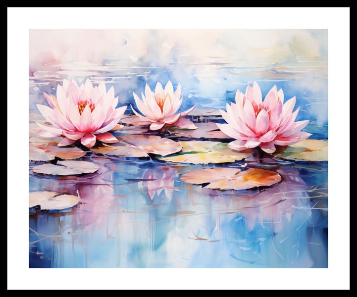 Plakat 50x40cm Spokojne Odbicia zdjęcie 3