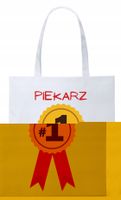 Dla Piekarza Prezent Torba Eco Biała Shopper Z Nadrukiem Ze Zdjęciem
