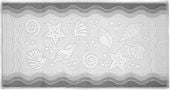 Ręcznik Flora Ocean 70x140 Popielaty Greno