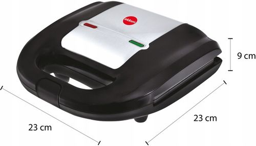 OPIEKACZ KANAPEK TOSTÓW SANDWICH ELDOM CERAMICZNY Z POWŁOKĄ GRANITOWĄ na Arena.pl