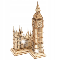 BIG BEN Drewniane Puzzle Przestrzenne MODEL 3D Robotime PREZENT