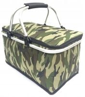 Duży kosz piknikowy termiczny na piknik składany