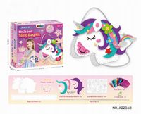 Jednorożec DIY Torebka z Filcu – Zestaw do Szycia dla Dziewczynek 6+