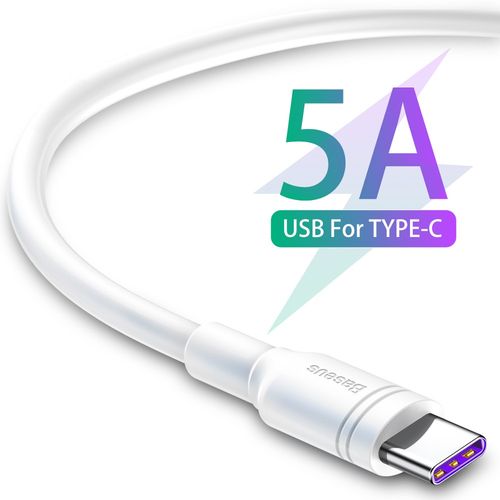 Baseus kabel Double-ring (typ-C | 2m) biały 5A na Arena.pl