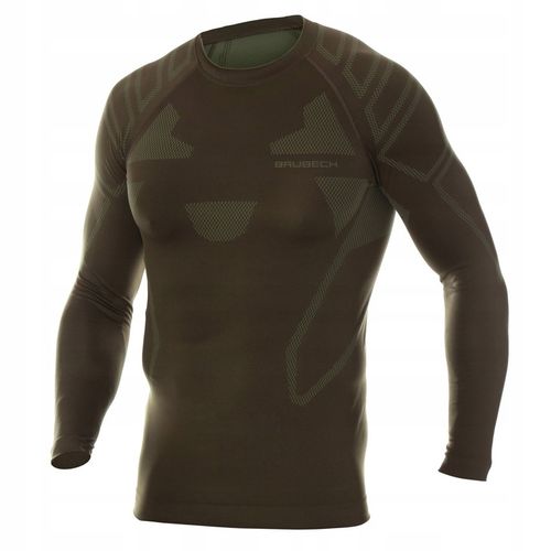 BIELIZNA TERMOAKTYWNA BRUBECK KOMPLET MĘSKI RANGER PROTECT KHAKI L na Arena.pl