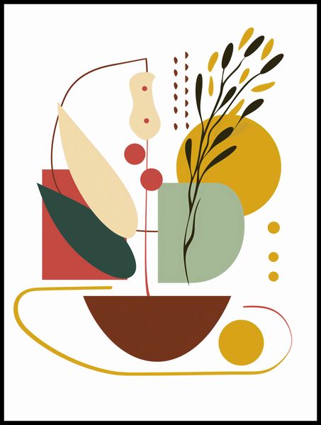 Plakat 75x100cm Harmonia Natury Martwej zdjęcie 2