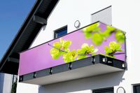 OSŁONA BALKONOWA mata na balkon siatkę kwiaty