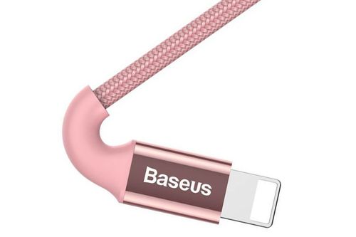 Baseus Shining kabel USB Lightning iPhone 2A 1m Różowy na Arena.pl