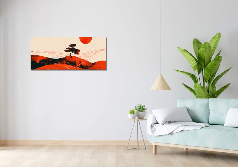 Obraz 100x40cm Czerwone Pustynne Pejzaże zdjęcie 2