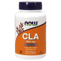 NOW FOODS CLA 800 mg sprzężony Kwas Linolowy z oleju z Nas Krokosza 90 kaps