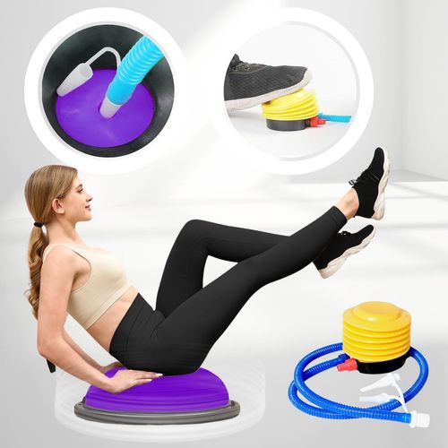 Platforma Do Balansowania Fioletowa Piłka Do Ćwiczeń Trener Równowagi na Arena.pl