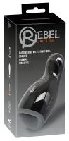 rebel intimate device 3w1 czarny - wibracje, grzanie, ruch 20cm