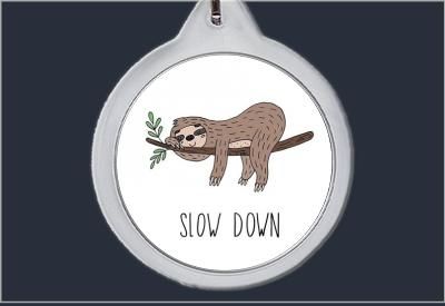 Brelok do kluczy Slow Down zdjęcie 1