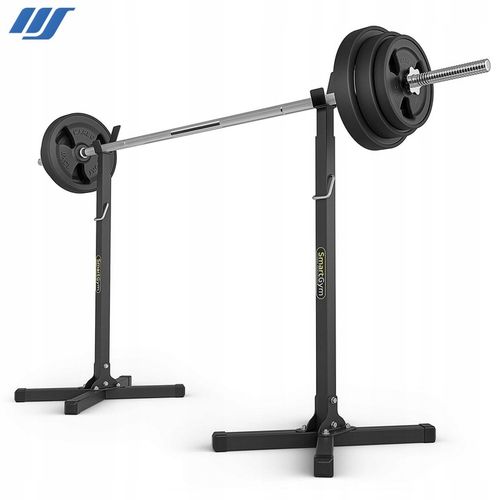 Stojaki pod sztangę regulowane do ćwiczeń siłownia asekuracja SmartGym na Arena.pl