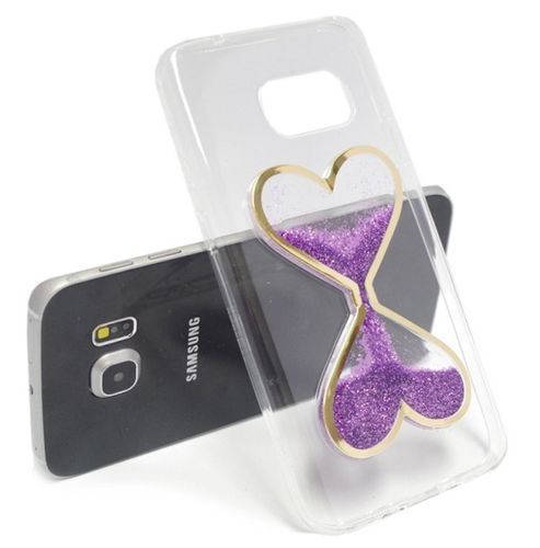 Etui brokat serce Samsung S7 na Arena.pl