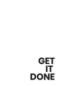 Plakat 70x100cm Z Napisami Nowoczesny Cytat Get It Done
